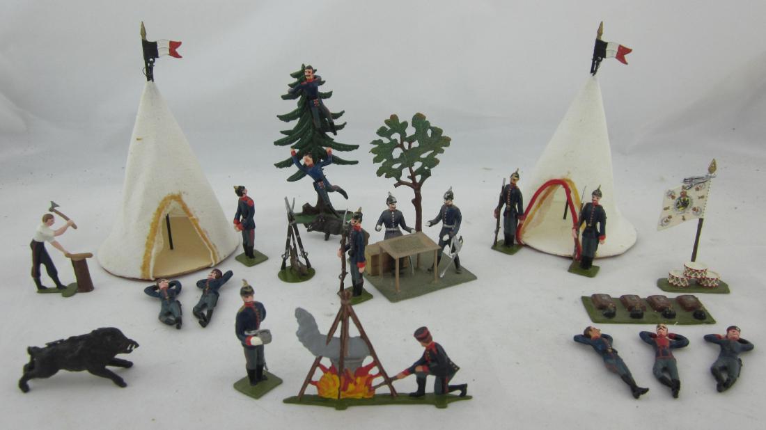 Potsdamer Zinnsoldaten Prussians Encamped. (1 of 1)