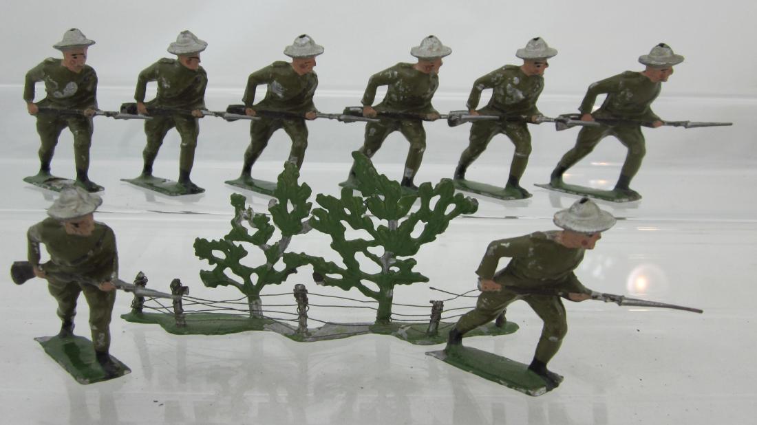Abel Fry Set #12 WWI Canadians Advancing. (1 of 1)