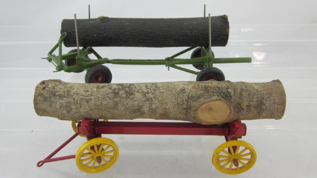 Britains Plus Unknown Maker Timber Trailers. (1 of 1)