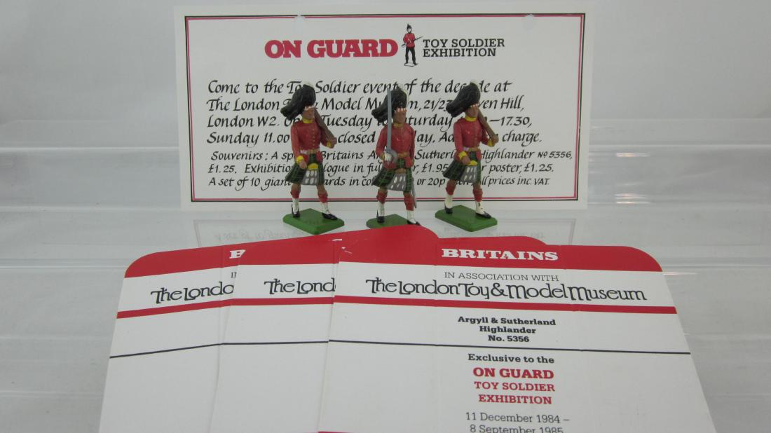 Britains On Guard Exhibition Argyll Highlanders. (1 of 1)
