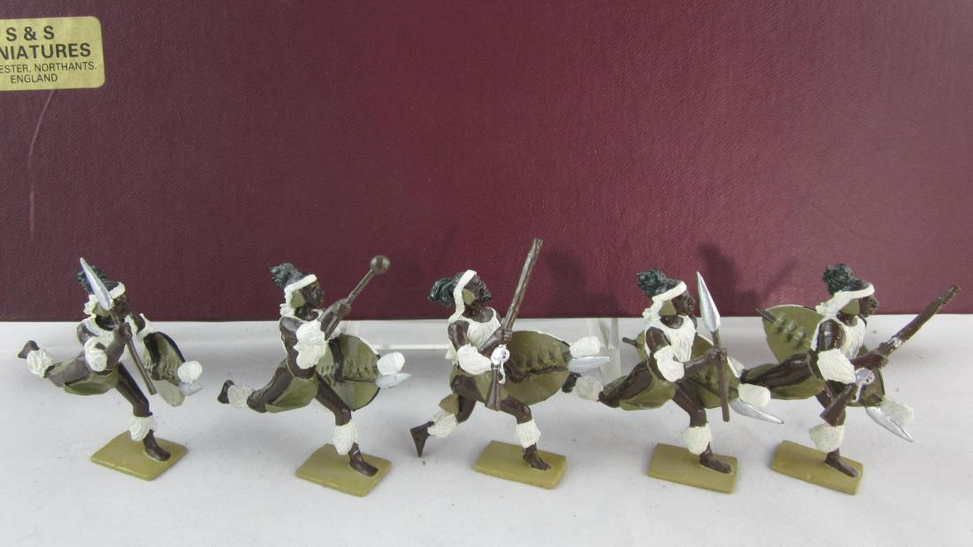 S & S Miniatures Zulus Attacking. (1 of 1)