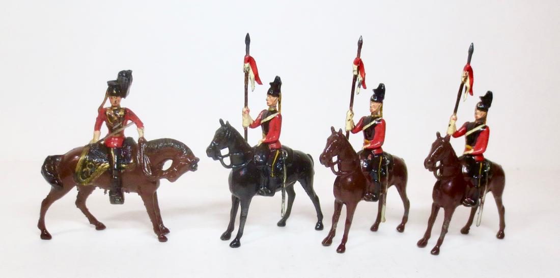 Britains From #33 16/5th Lancers with Officer (1 of 1)