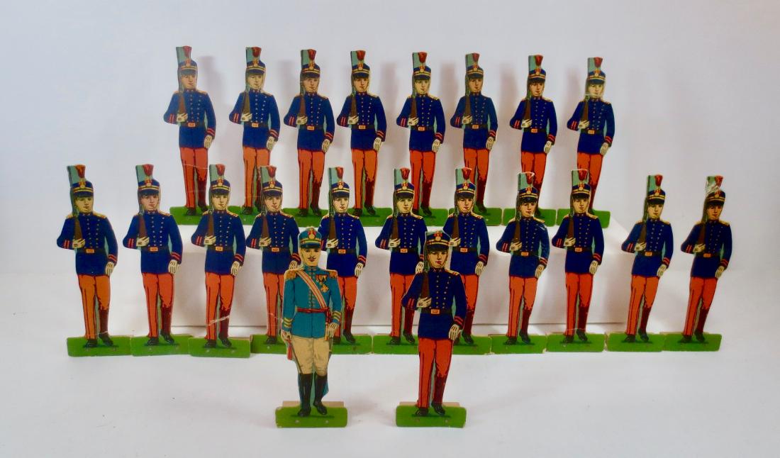 Milton Bradley Paper Soldiers U.S. Army Cadets (1 of 1)