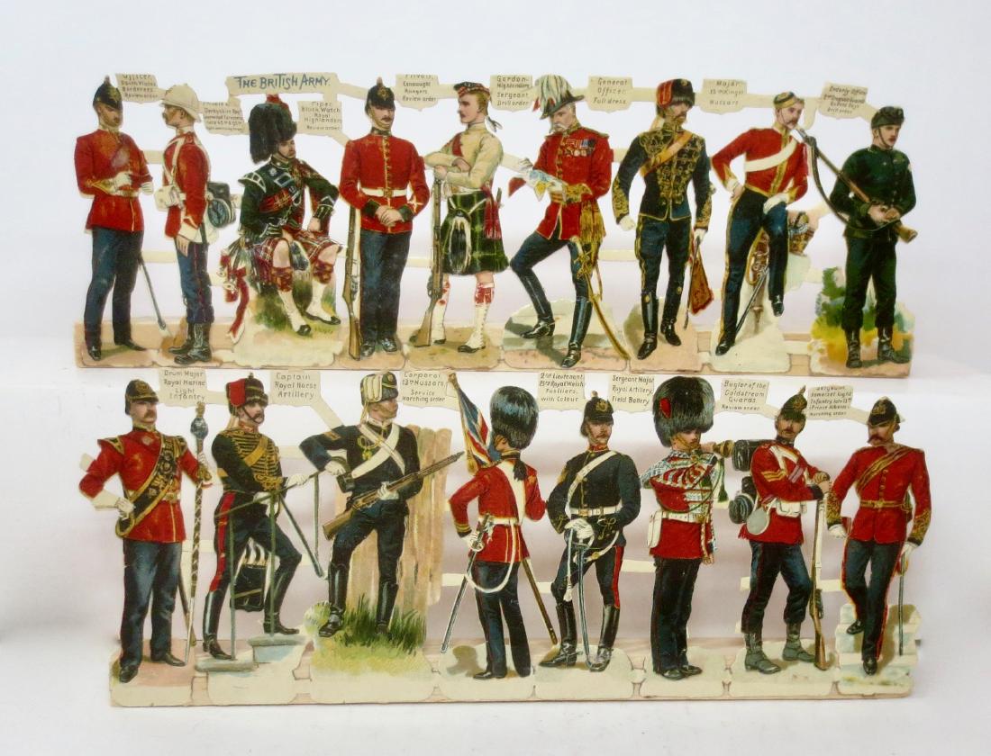 Maker Unknown Paper Soldiers  "The British Army" (1 of 1)