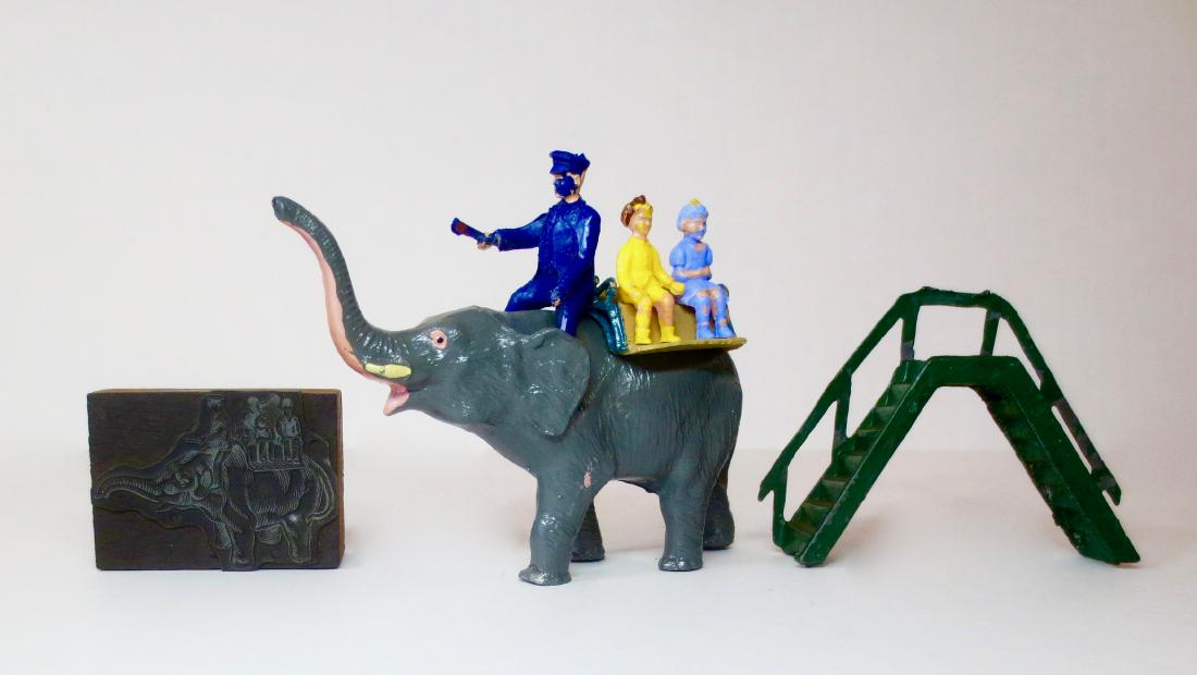 Barrett & Sons Elephant Ride & Printers Block (1 of 1)