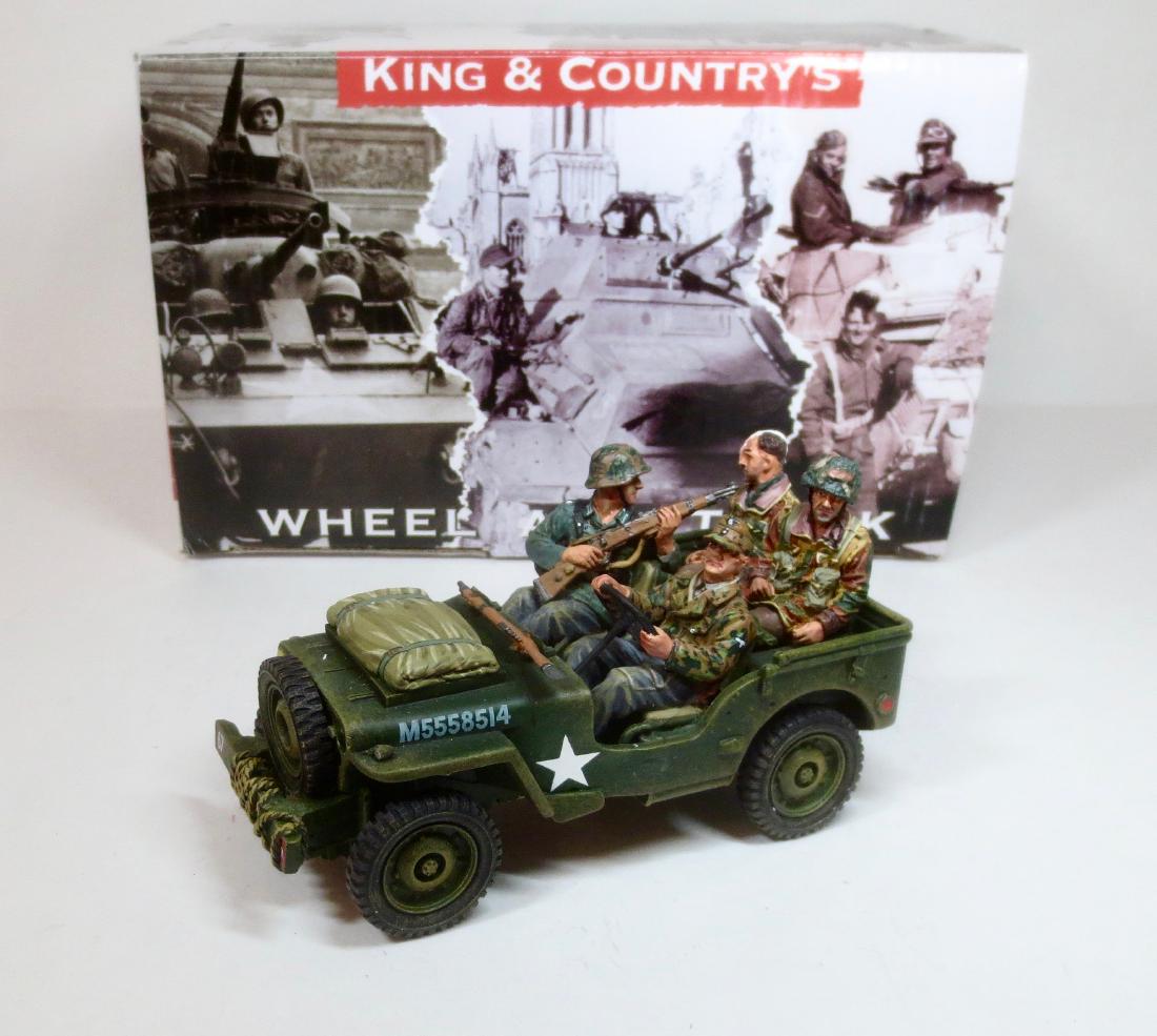 King & Country #MG068 Airborne Jeep (1 of 1)