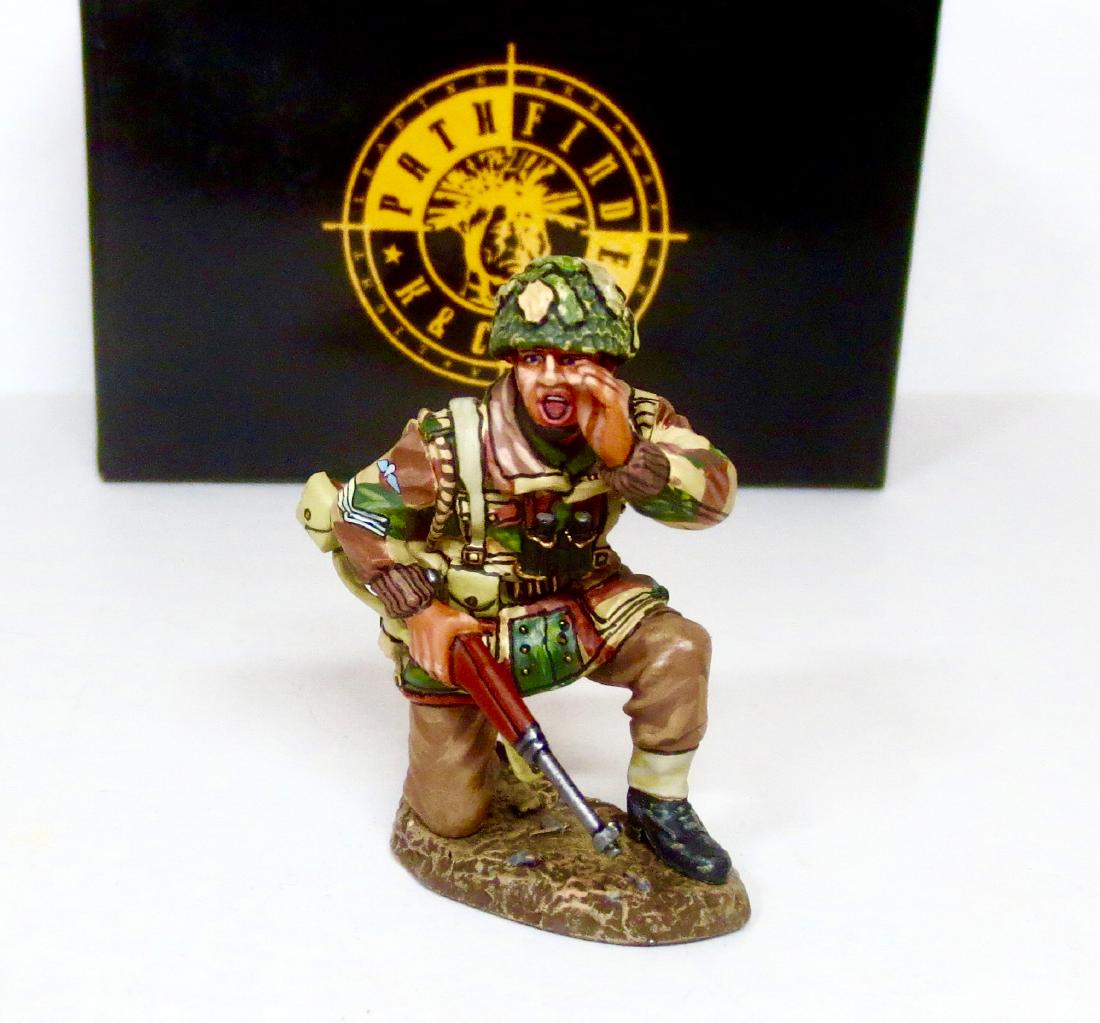 King & Country #MG049(P) Sergeant Jack Scott: King & Country Pathfinder Sergeant Jack Scott. 1 piece. Excellent condition. Box excellent.