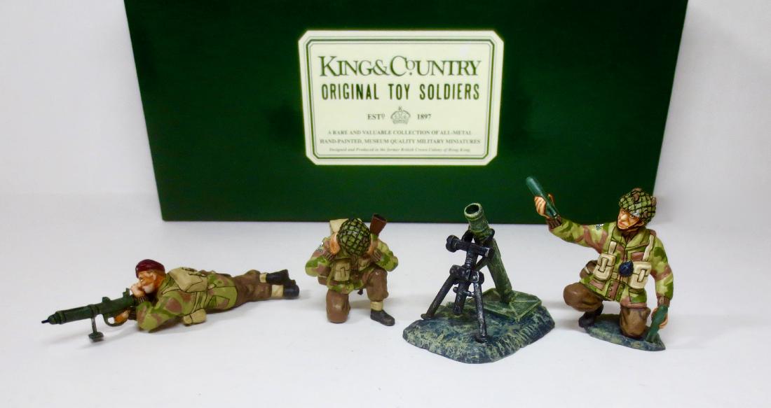 King & Country #AN08 British Paras Mortar Team (1 of 1)