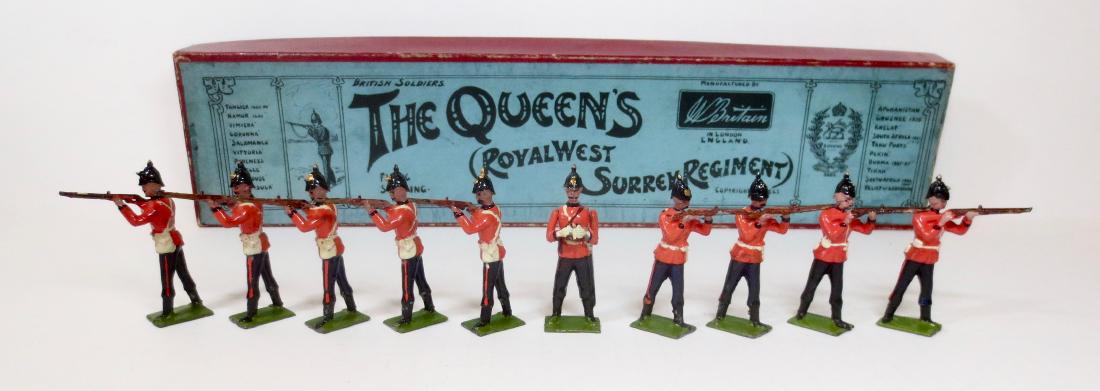 Britains #121 West Surrey Regiment (1 of 1)