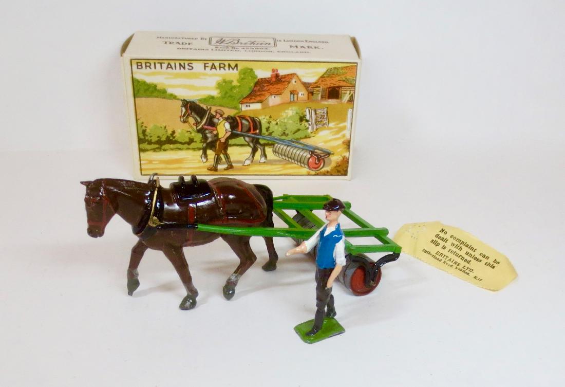 Britains #9F Farm Horse Roller Set (1 of 1)