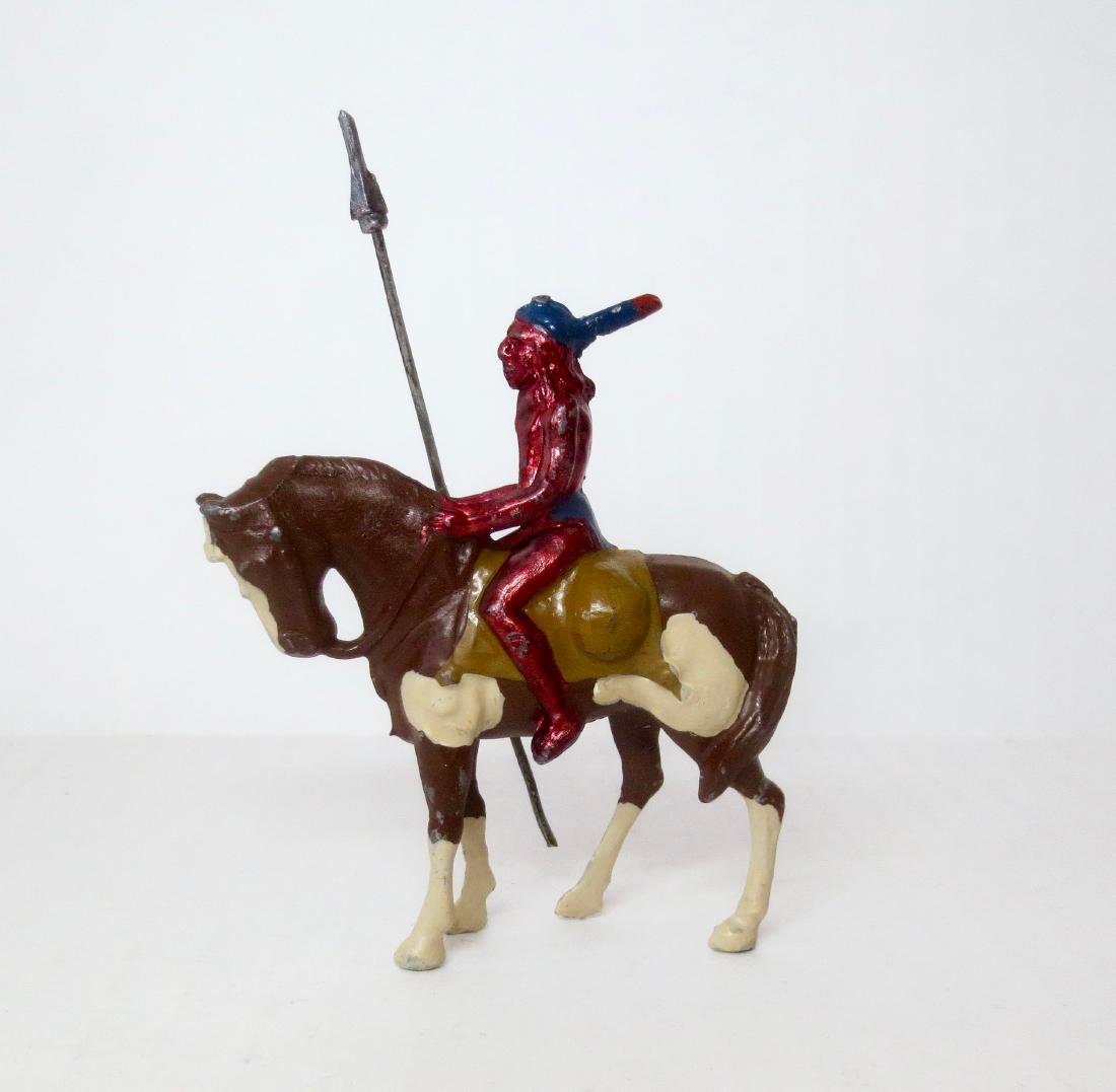 Johillco RARE Indian Brave on Piebald Horse (1 of 1)