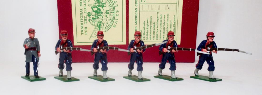 Trophy #A.C.W.4 Maryland Guard Zouaves: Trophy Maryland Guard Zouaves. 6 pieces. Excellent condition. Box excellent.