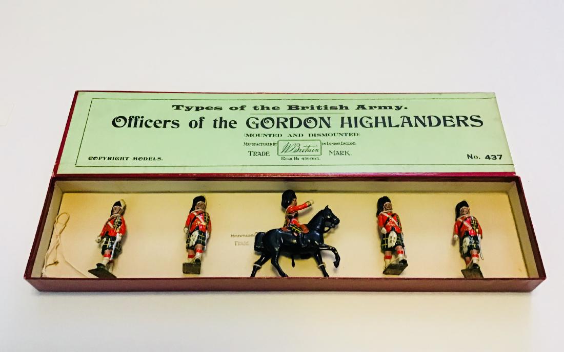 Britains # 437 Officers of Gordon Highlanders (1 of 1)