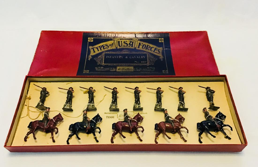 Britains Set # 267 U.S. Infantry & Cavalry (1 of 1)