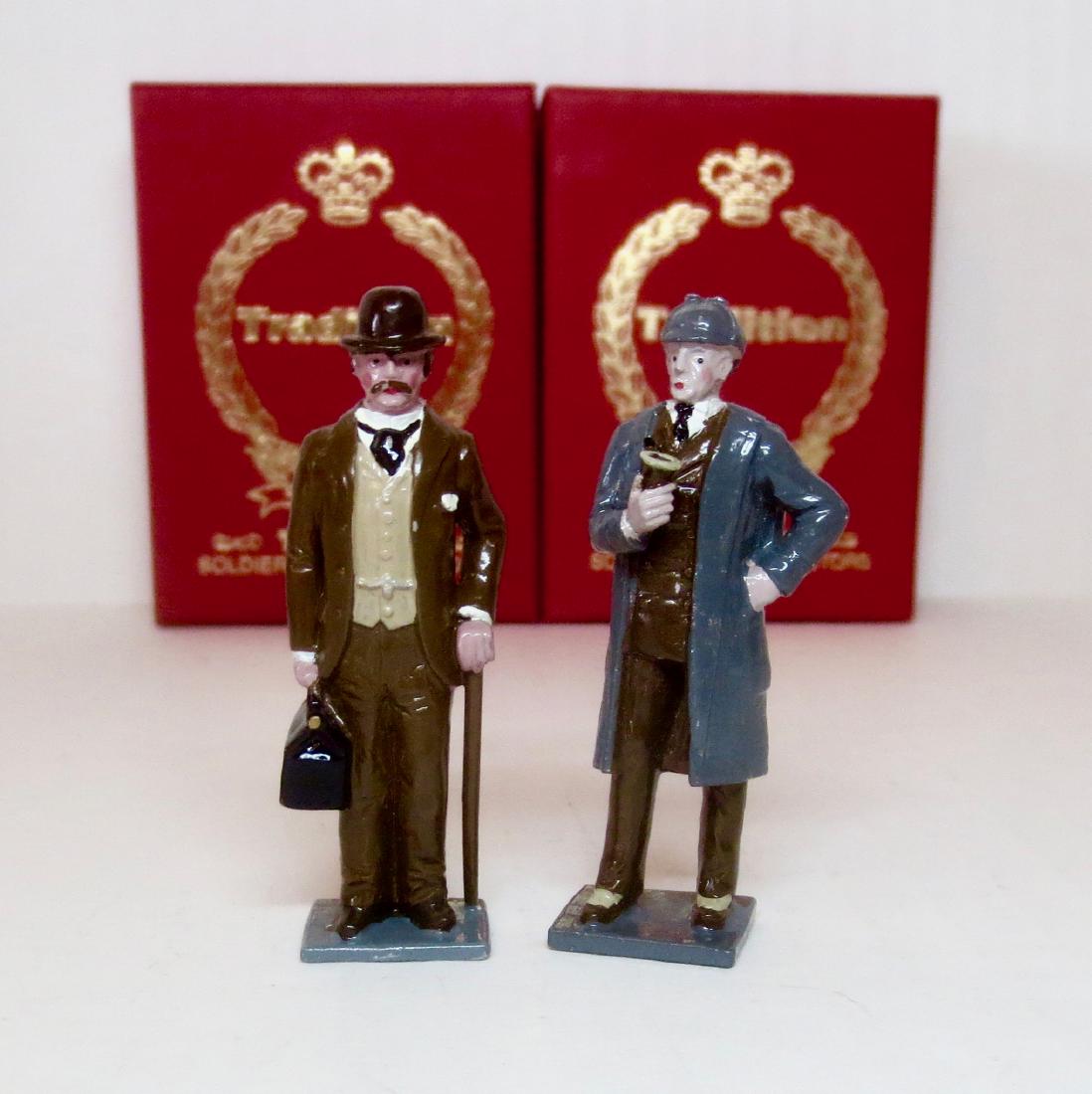 Tradition #SH1 & SH2 Sherlock Holmes & Watson: 2 pieces. Excellent condition. Boxes excellent.