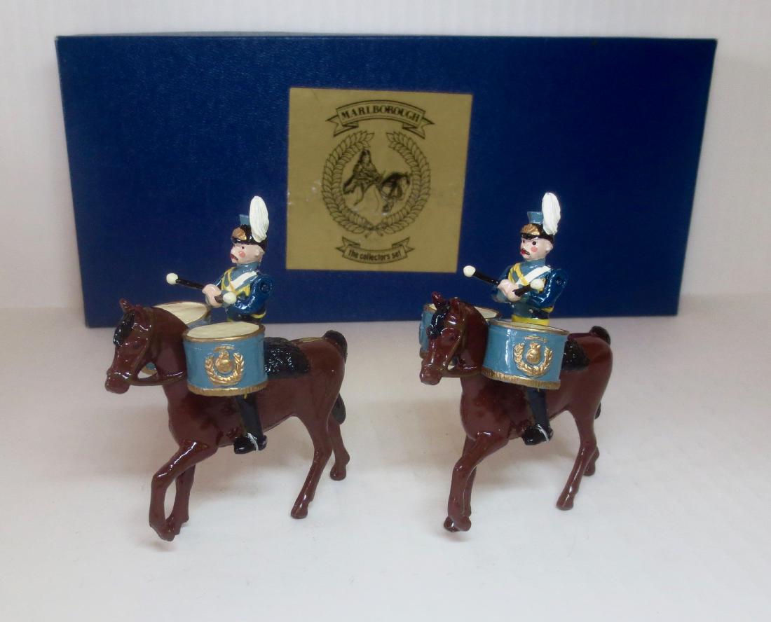Marlborough 21st Lancers Drum Horse: 2 pieces. Excellent condition. Box excellent.