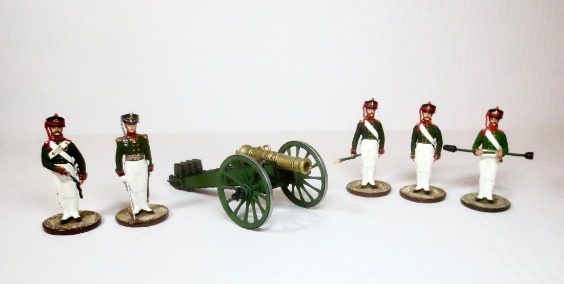 Unidentified Maker Napoleonic Artillery Team (1 of 1)