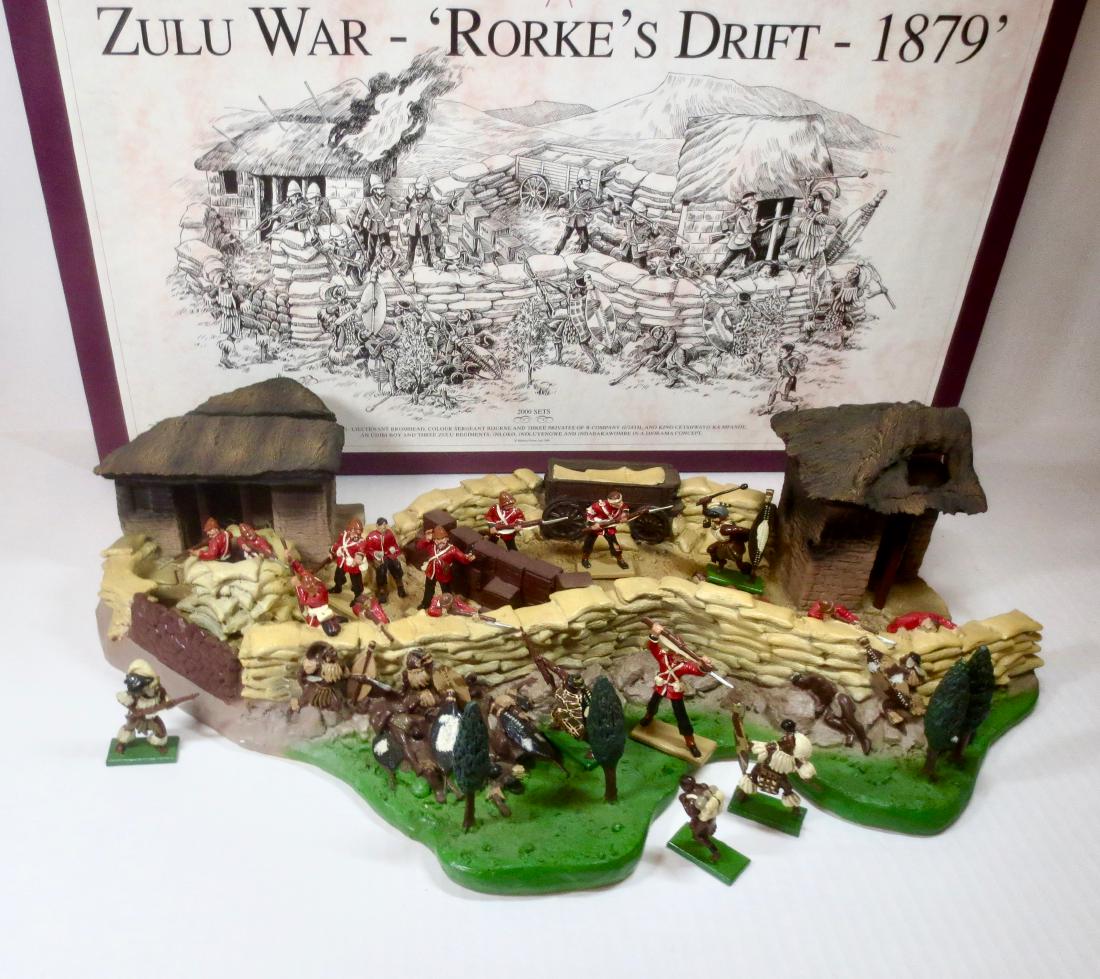Britains 5198 Zulu War Rorke's Drift 1879 Jun 30, 2019 Old Toy Soldier Auctions USA in PA
