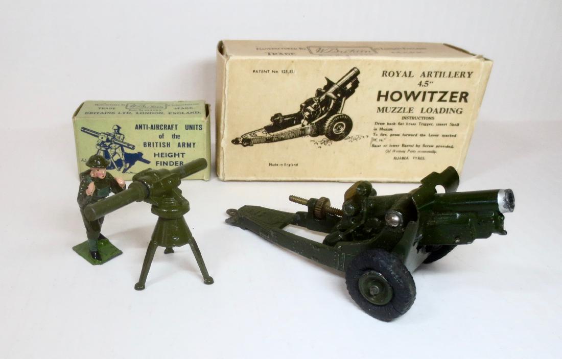 Britains #1725 Howitzer & #1729 Height Finder (1 of 1)
