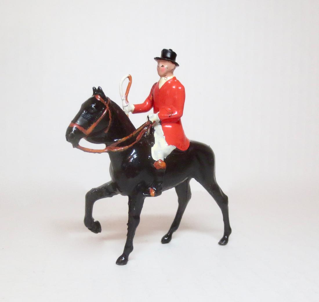 Britains Rare Pre War Huntsman on Walking Horse (1 of 1)