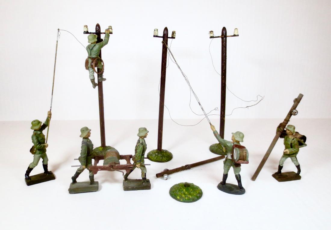 RARE Lineol Composition Telecommunications Set (1 of 1)