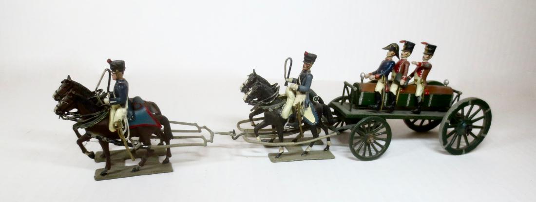 Mignot Supply Wagon with Napoleonic Soldiers (1 of 1)