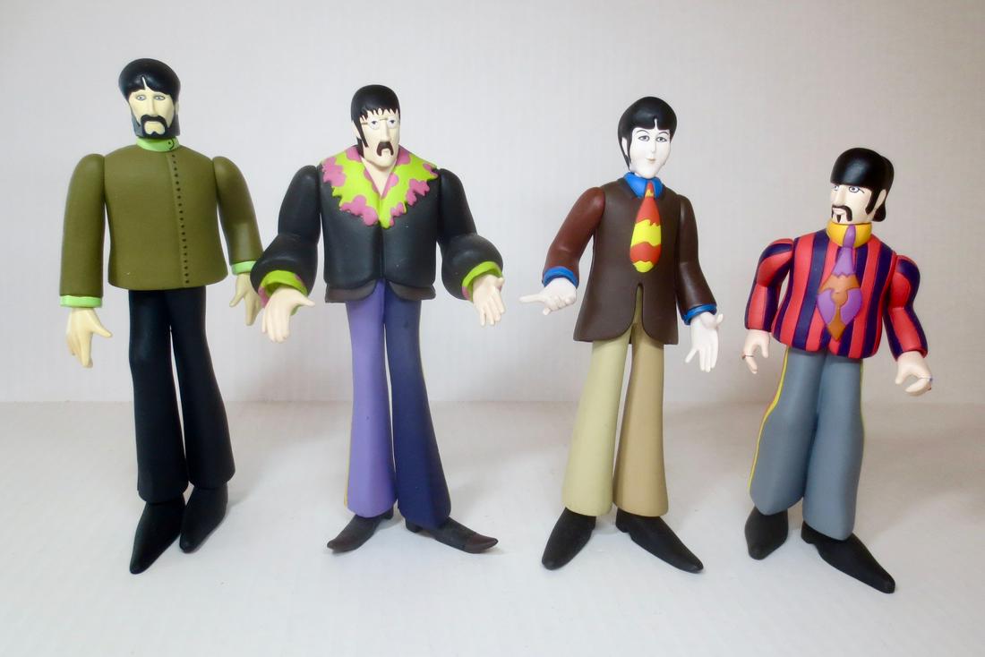 beatles yellow submarine collectible figures