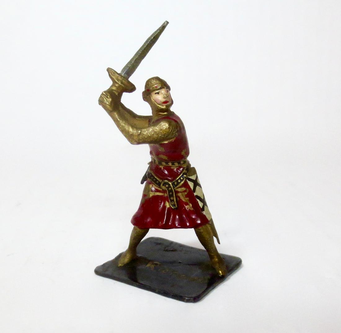 Courtenay Richard I "The Lionheart" in Battle: RARE Richard The Lionheart on Foot in Battle. Richard was King of England from 1189 until his death. By the age of 16, Richard had taken command of his own army, putting down rebellions in Poitou agai