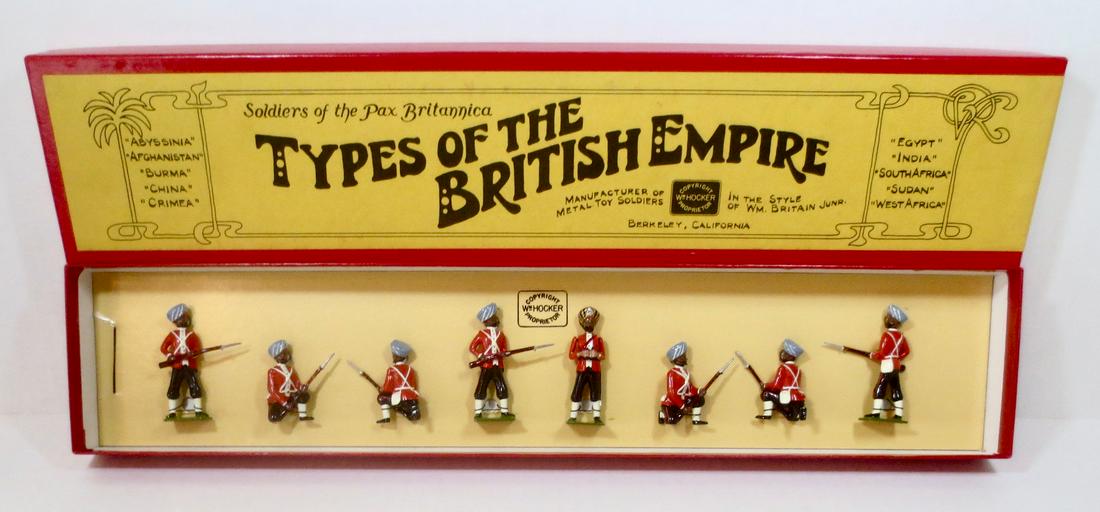 Hocker 45th Ratteray's Sikhs: 45th Ratteray's Sikhs. 8 pieces. Mint, tied to card in box. Box excellent.