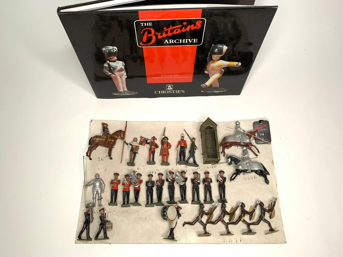 Very Rare Britains Archive Paint Sample Card (1 of 2)