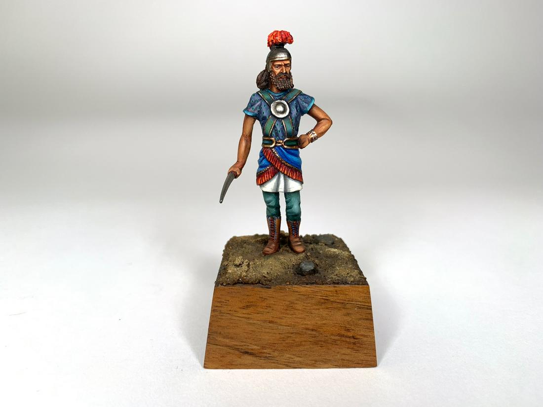 JC Fowler Assyrian General 670 BC: Signed and dated on Base. Circa 1968. 1 Piece Condition Excellent.