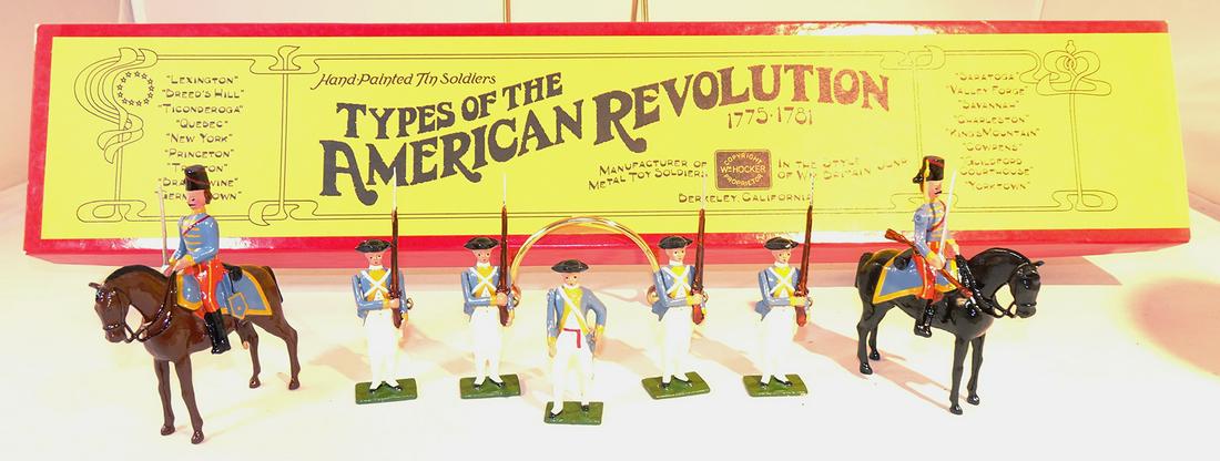Hocker Types of The American Revolution: #189 Lauzan's Legion, 7 figures, "out of stock", Excellent in Excellent box