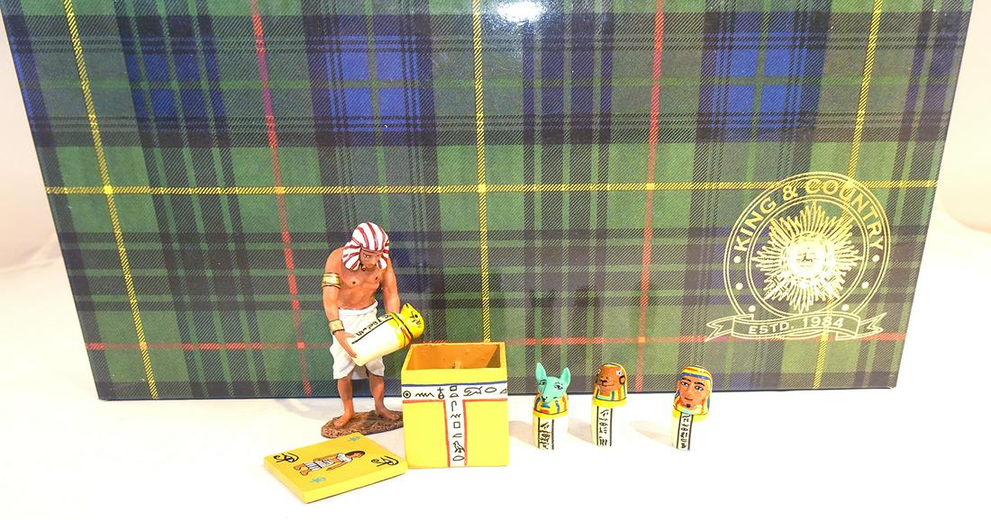 King & Country Coptic Jars: 6 pieces, no longer appears on website, label missing, Excellent in Excellent box