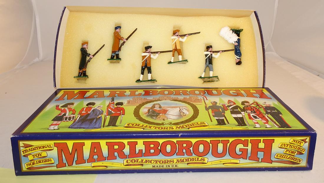 Marlborough A1 Minute Men: Lexington 1776, 6 figures, Excellent in Very Good (small scuffing) box