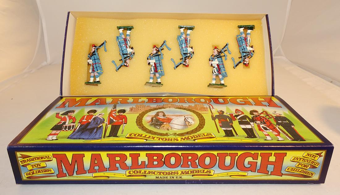 Marlborough A7 Citadel: Military Academy Pipes and Drums, 6 figures, Excellent in Excellent box
