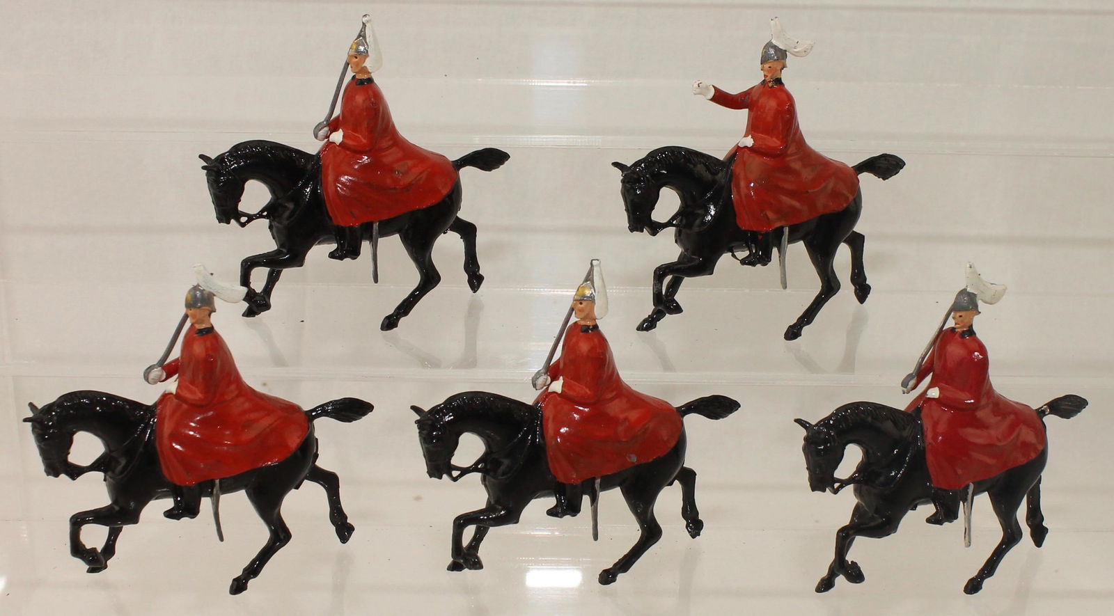 Britains Set #400 Life Guards in Winter Cloaks (1 of 2)