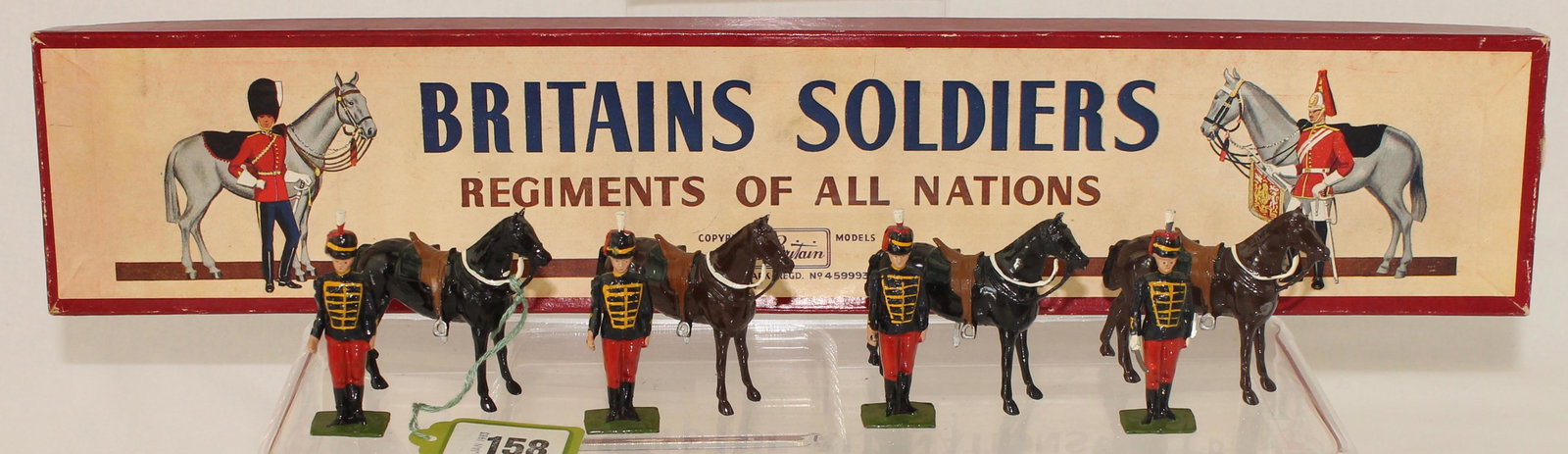 Britains Set #182 11th Hussars Dismounted (1 of 3)