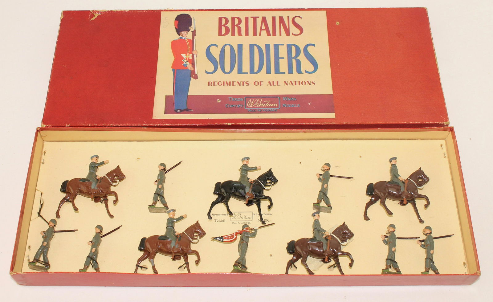 Britains Set #267 US Infantry and Cavalry (1 of 1)