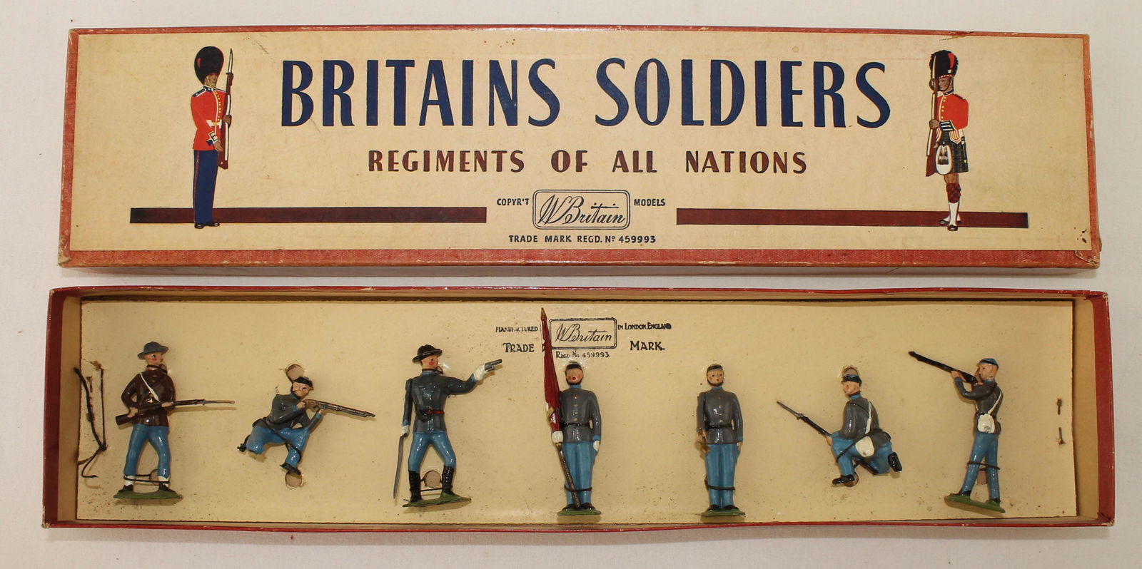 Britains Set #2060 ACW Confederate Infantry (1 of 1)