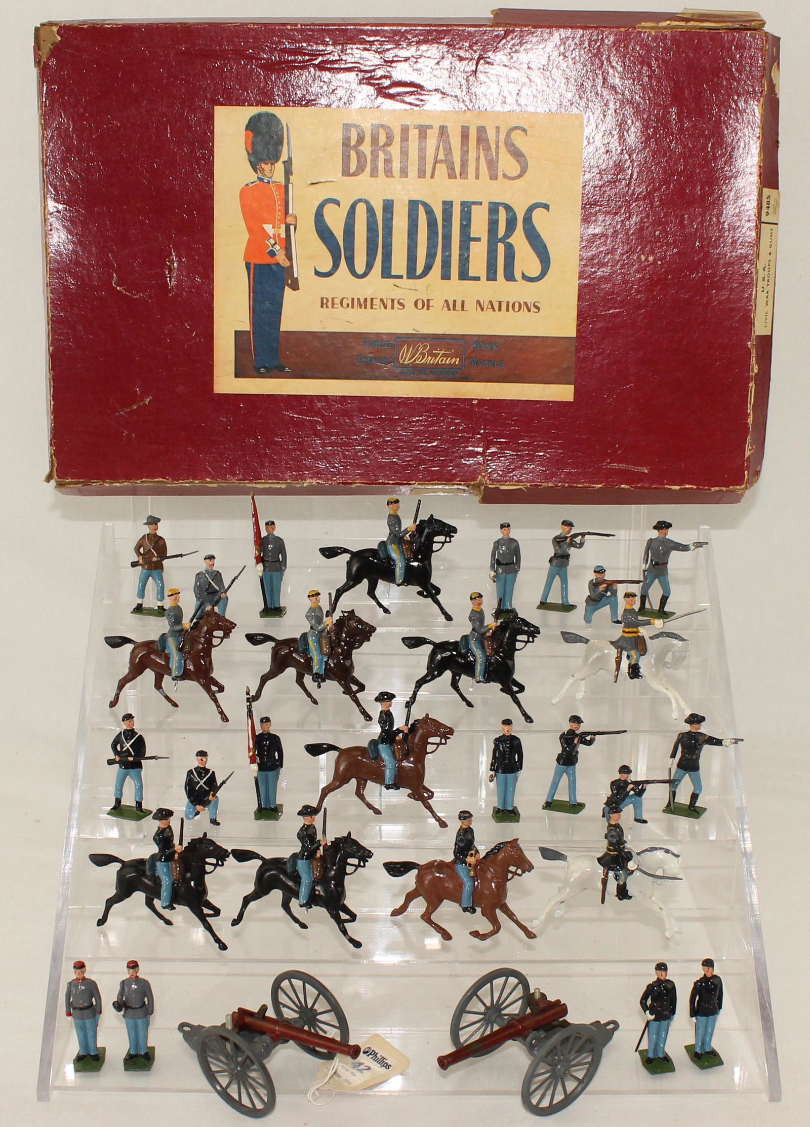 Britains Set #9485 ACW Cavalry Infantry (1 of 4)
