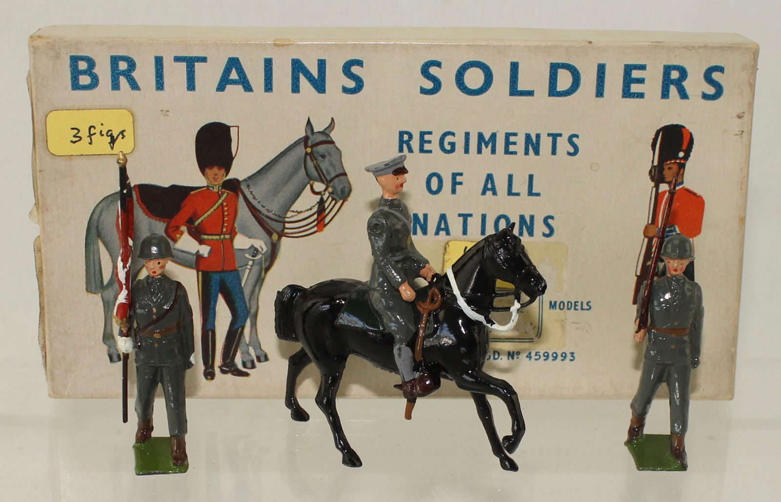 Britains Set #2139 Half Set US Cavalry Infantry (1 of 1)