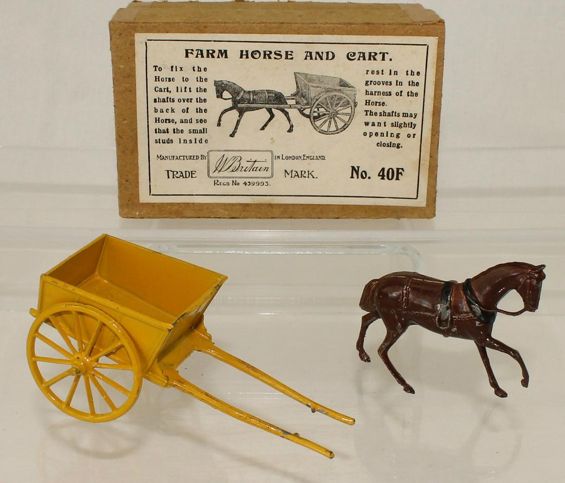 Britains Set #40-F Farm Horse and Cart (1 of 1)