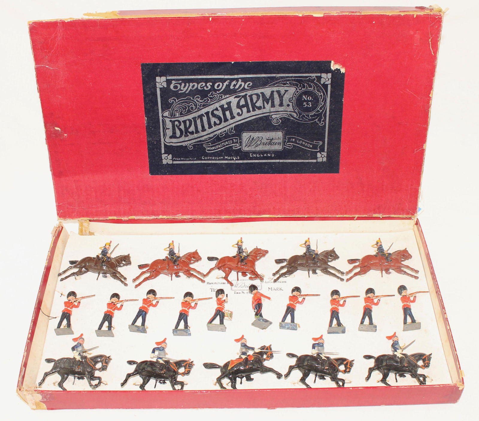 Britains Set #53 4th Hussars Guards Display Set (1 of 3)