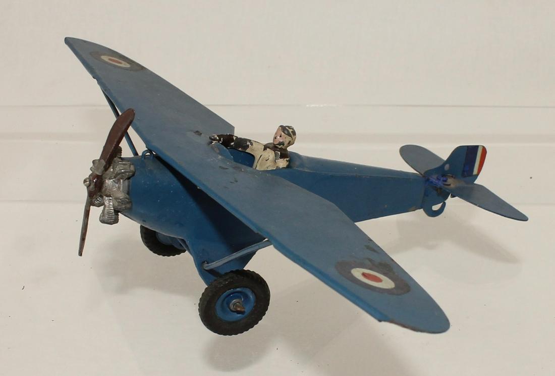 Britains Set #433 RAF Monoplane in Blue (1 of 8)