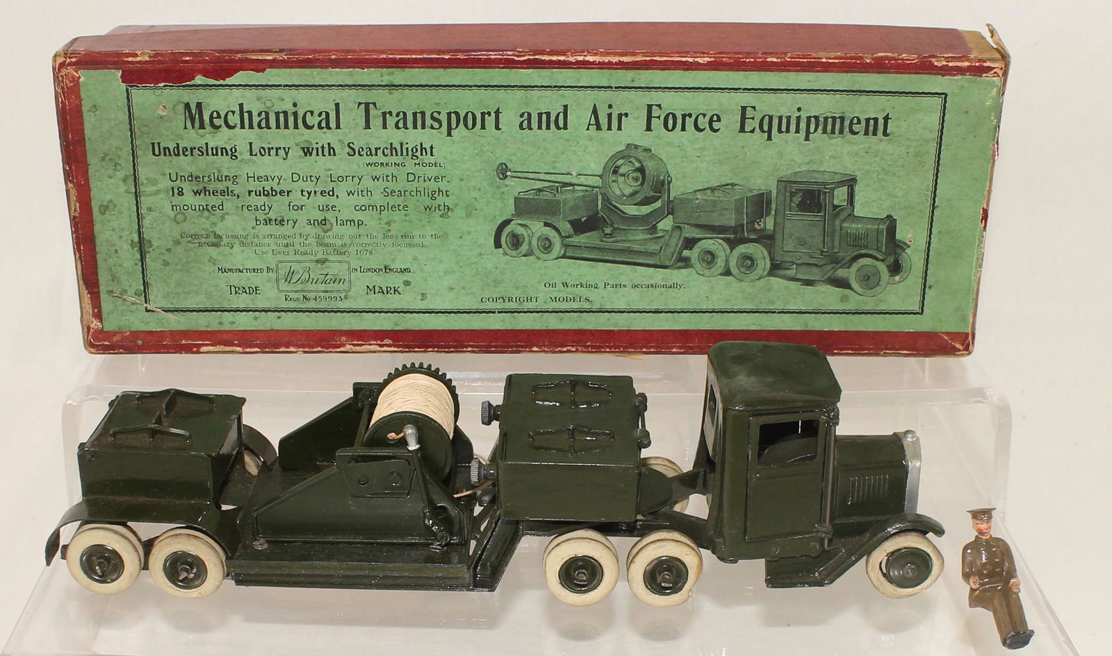 Britains Set #1642 Lorry with Winch (1 of 2)