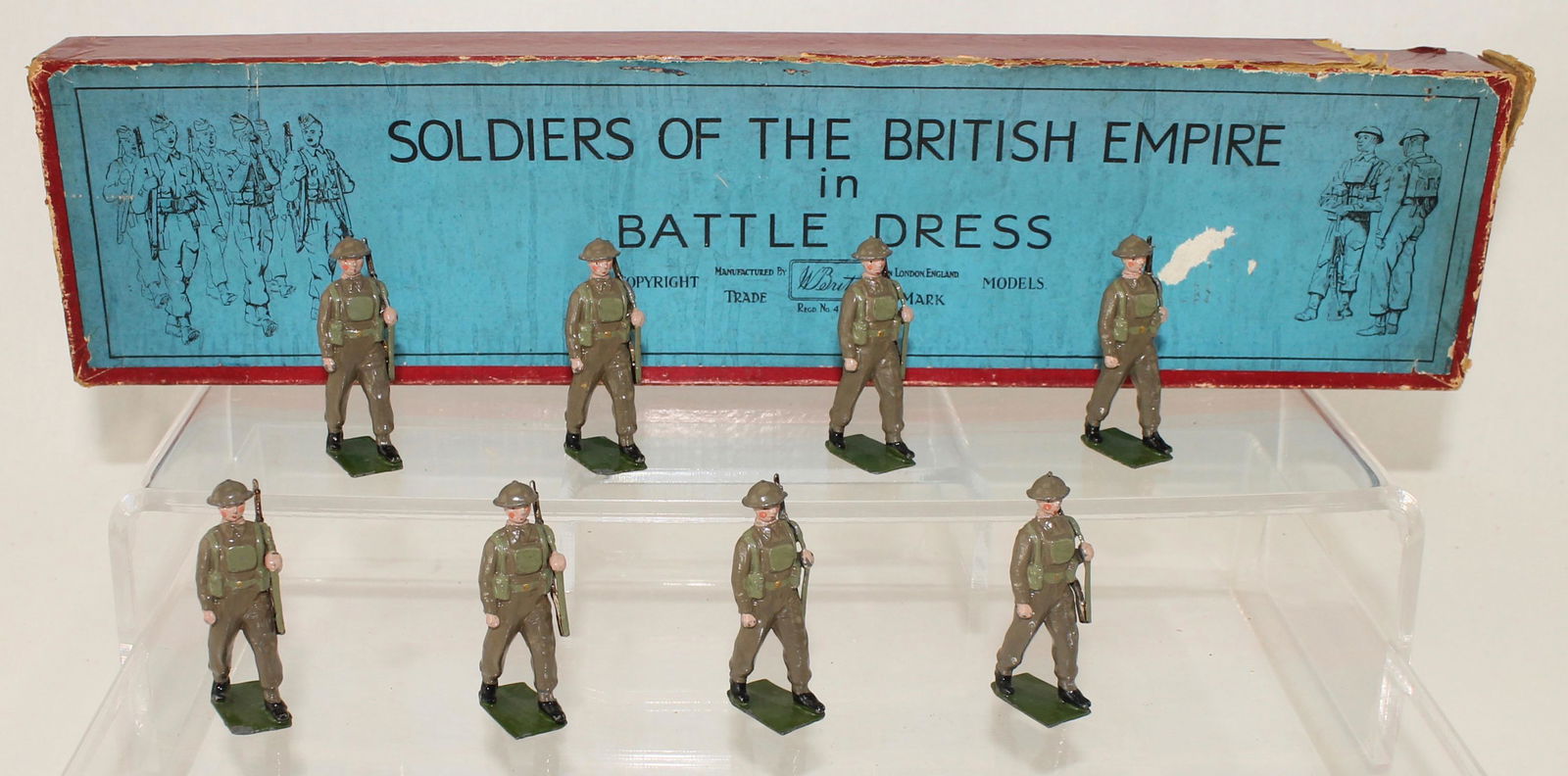 Britains Set #1858 British Infantry Full Battle (1 of 3)