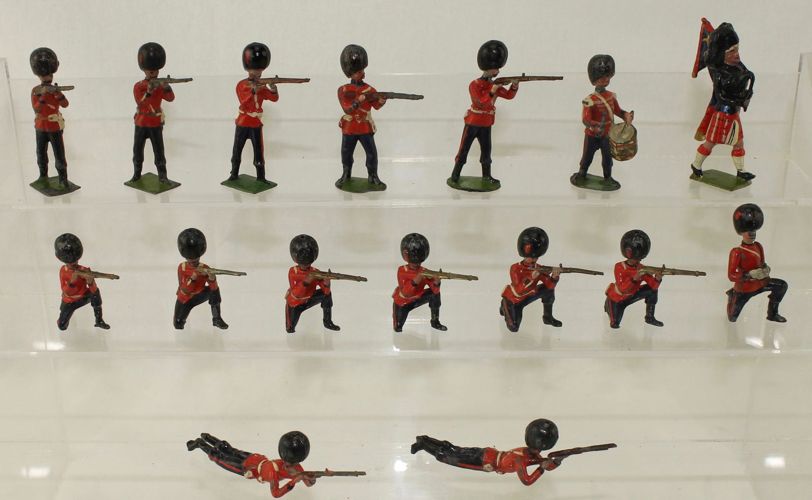 Britains Lot of Pre-War Guards Round Bases (1 of 1)