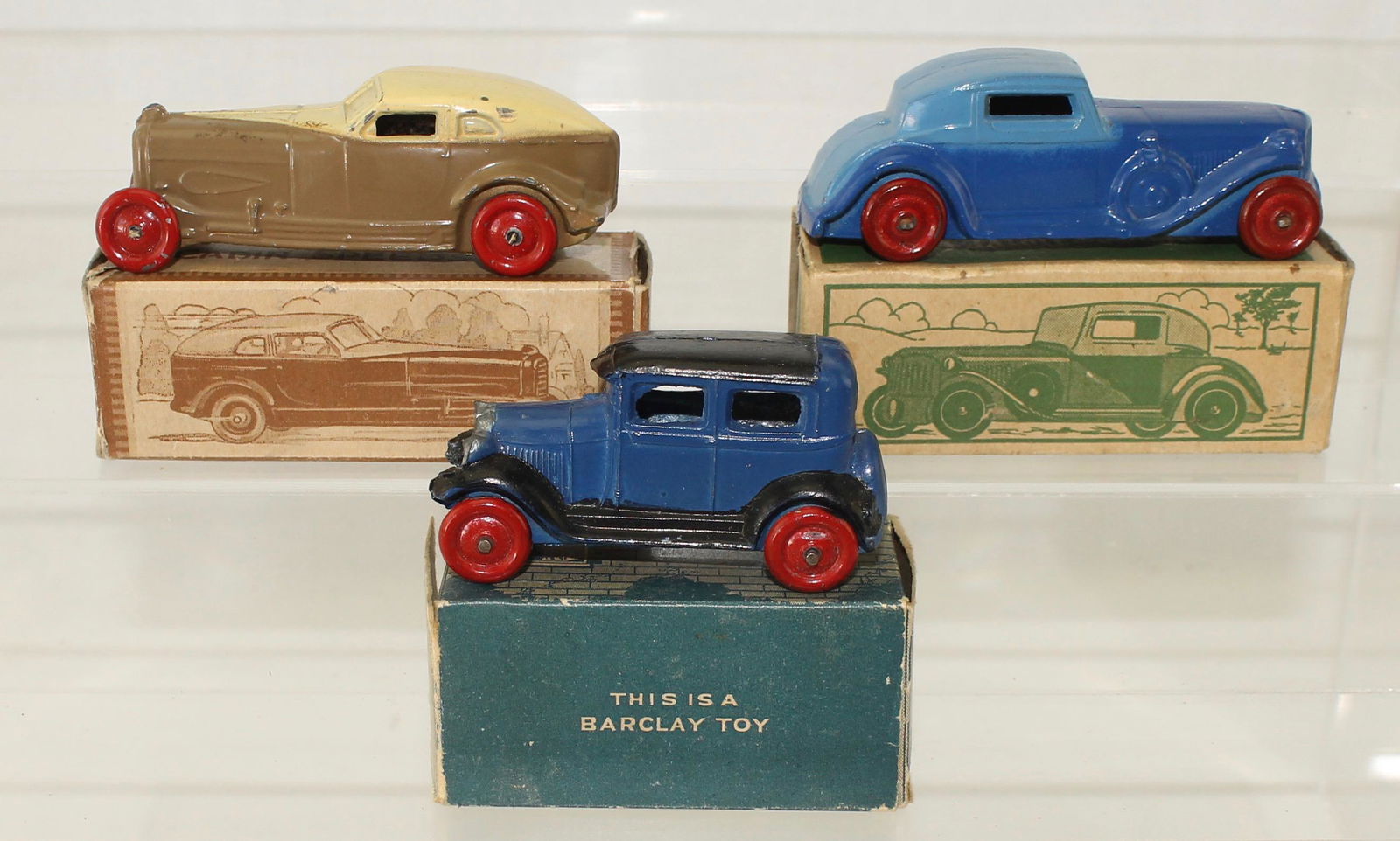 Barclay Lot Boxed Die-Cast Vehicles (1 of 2)