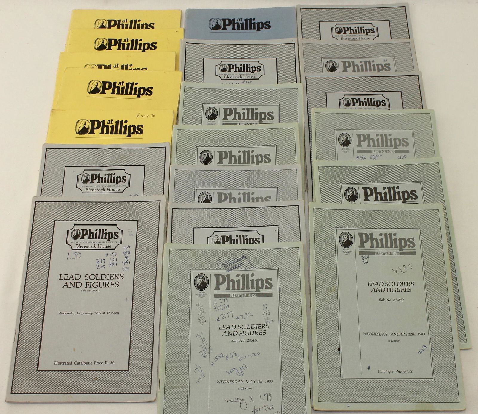 Lot of Phillips London Auction Catalogs (1 of 1)