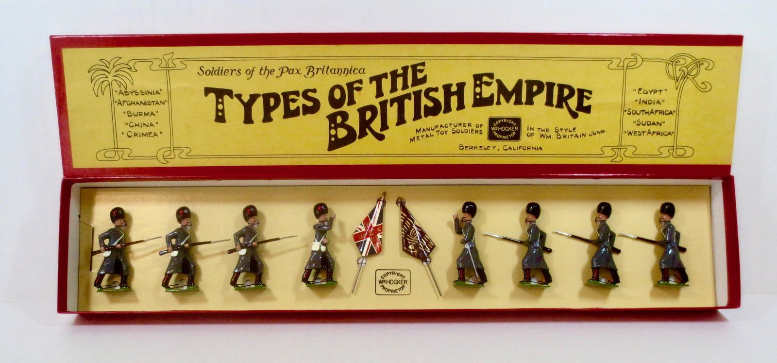 Hocker #44 Coldstream Guards with Colours (1 of 2)